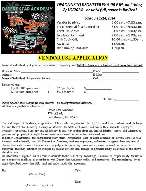 2024 Vendor App
